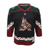 Outerstuff Youth Arizona Coyotes Premier Alternate Jersey in Black - Front View