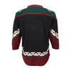 Outerstuff Youth Arizona Coyotes Premier Alternate Jersey in Black - Back View